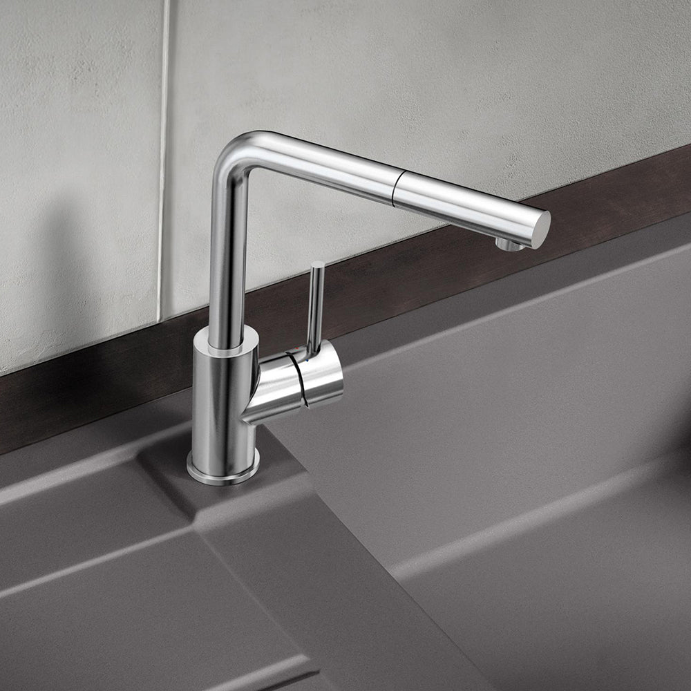 Kuhinjska slavina Blanco MILA-S sa izvlačnim tušem