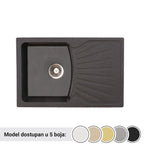 Granitna sudopera Metalac xQuadro PLUS - 770x500x190