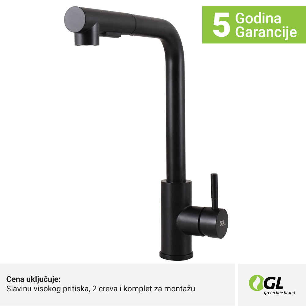 Kuhinjska slavina GL KAN sa izvlačnim tušem