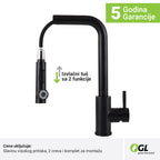 Kuhinjska slavina GL KAN sa izvlačnim tušem