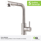 Kuhinjska slavina GL KAN sa izvlačnim tušem