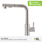 Kuhinjska slavina GL KAN sa izvlačnim tušem
