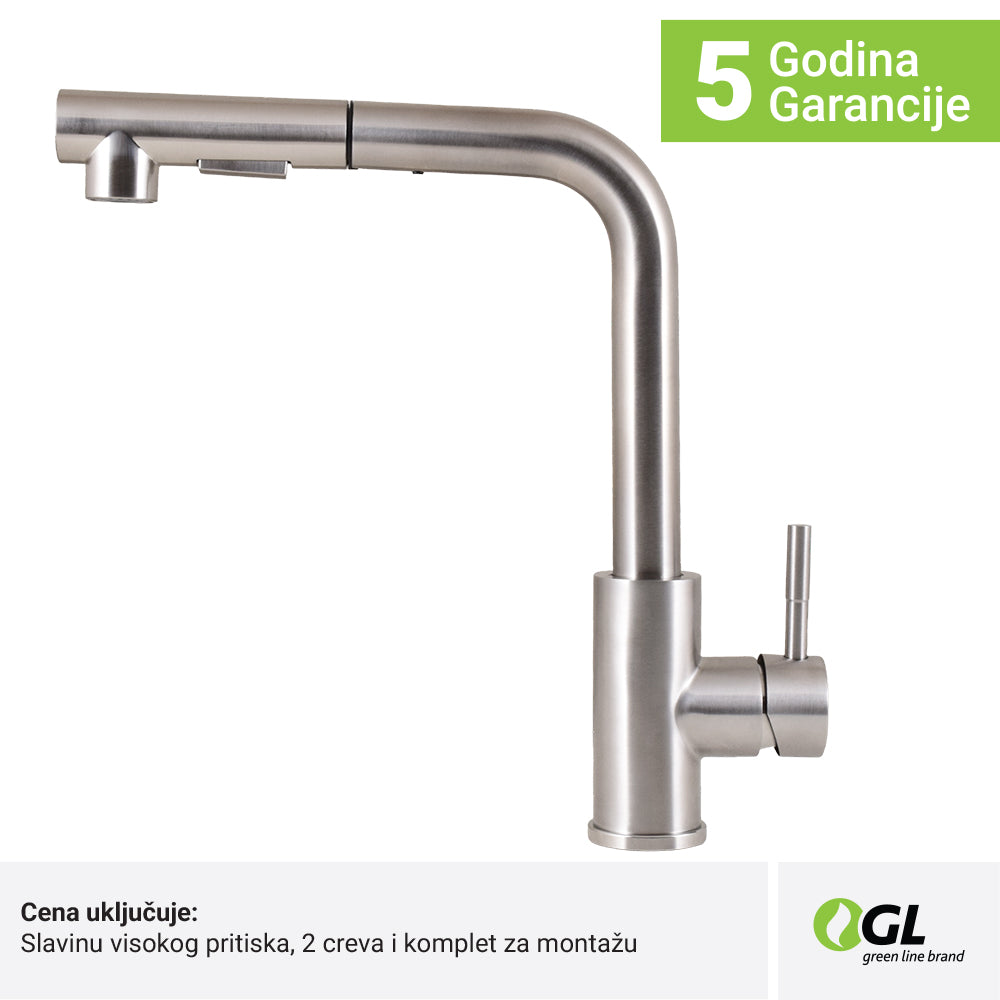 Kuhinjska slavina GL KAN sa izvlačnim tušem