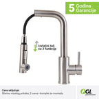 Kuhinjska slavina GL KAN sa izvlačnim tušem