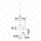 Kuhinjska filter slavina Blanco CATRIS-S Flexo