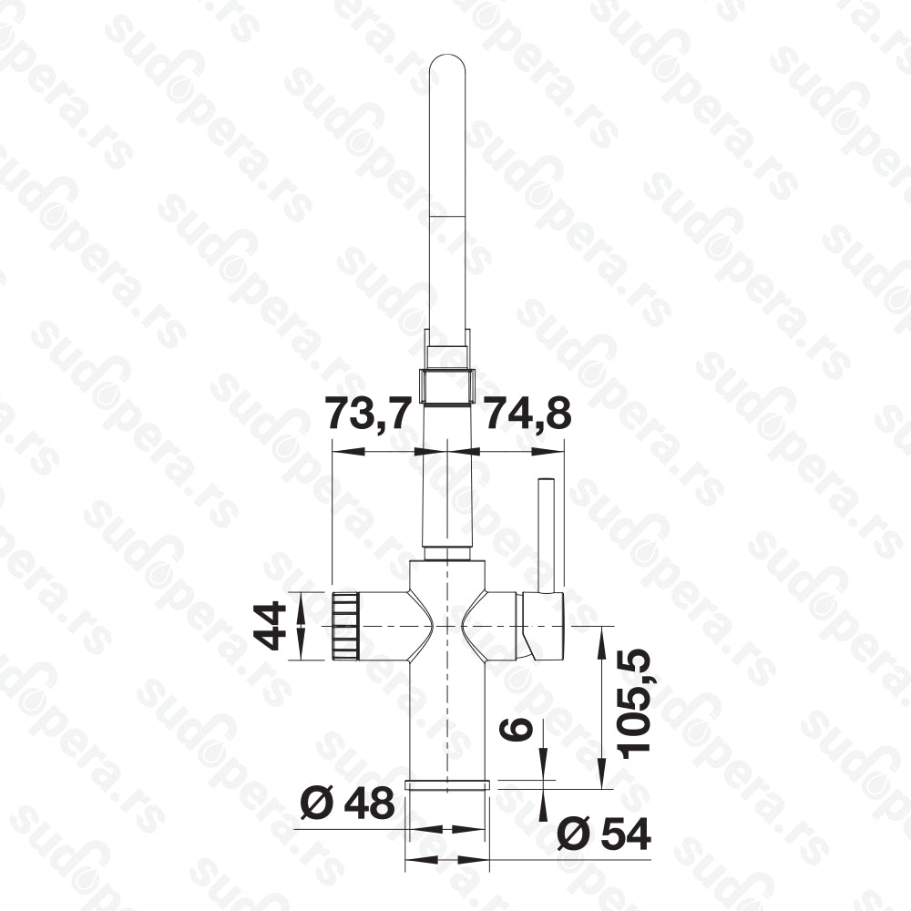 Kuhinjska filter slavina Blanco CATRIS-S Flexo