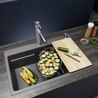 Granitna sudopera Blanco Silgranit ETAGON 8 + pribor + drvena daska - 780x510x220