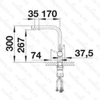 Kuhinjska filter slavina Blanco FONTAS II