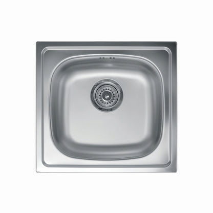 Inox sudopera Metalac QUADRO Mat - 465x435x155