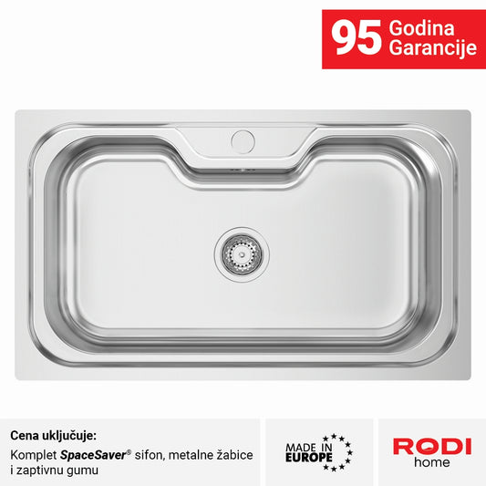 Inox sudopera RODI BIG ONE Sjaj - 860x510x220