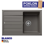 Granitna sudopera Blanco Silgranit LEGRA 45 S + drvena daska - 780x500x190