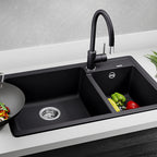 Granitna sudopera Blanco Silgranit LEGRA 8 + drvena daska - 780x500x190