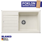 Granitna sudopera Blanco Silgranit LEGRA XL 6 S + drvena daska - 860x500x190