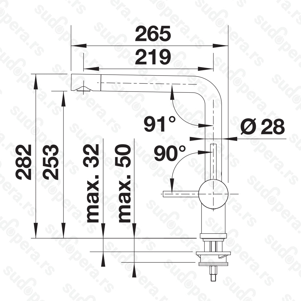 Kuhinjska slavina Blanco LINUS