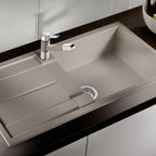 Granitna sudopera Blanco Silgranit METRA XL 6 S +drvena daska - 1000x500x190