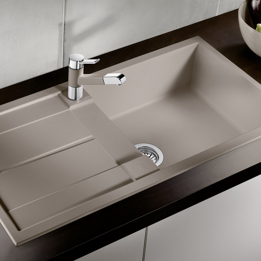 Granitna sudopera Blanco Silgranit METRA XL 6 S +drvena daska - 1000x500x190