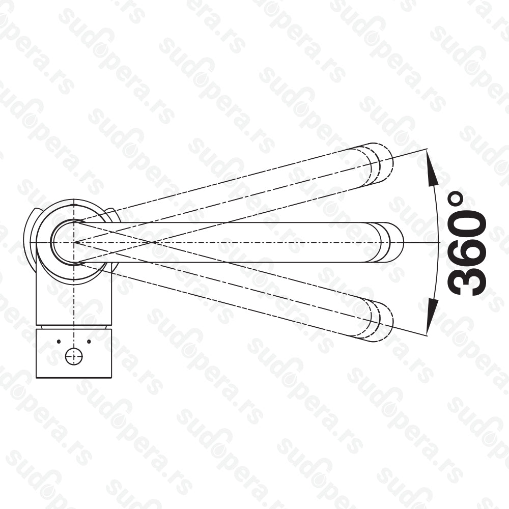 Kuhinjska slavina Blanco MIDA-S sa izvlačnim tušem