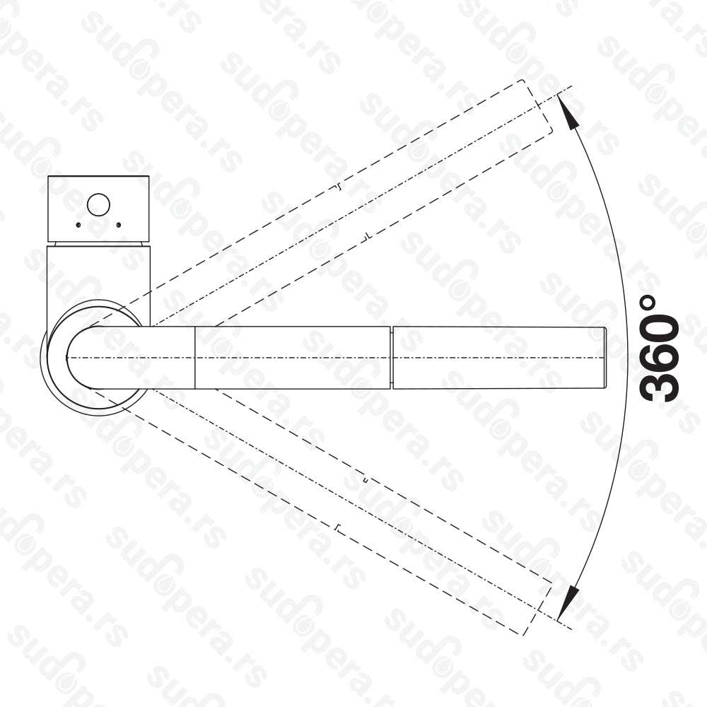 Kuhinjska slavina Blanco MILA-S sa izvlačnim tušem