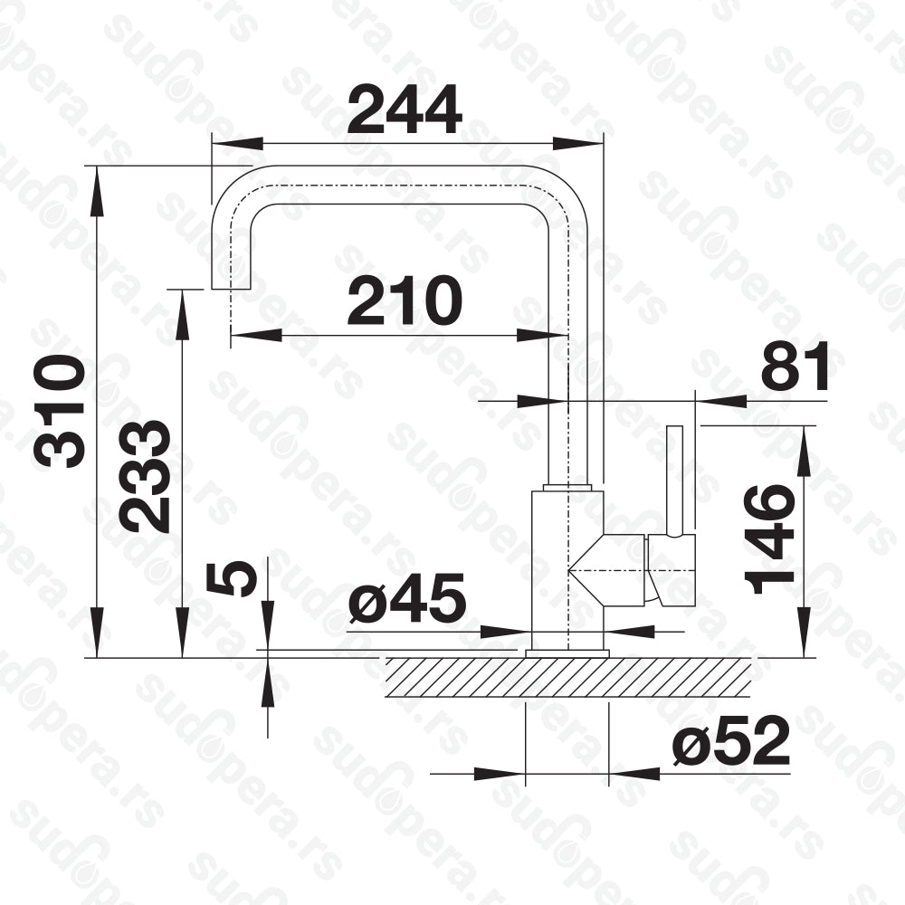 Kuhinjska slavina Blanco MILI