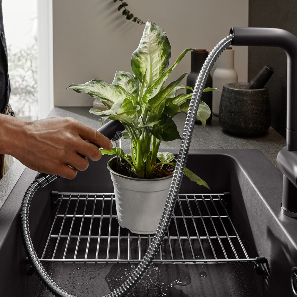 Granitna sudopera Blanco Silgranit NAYA 6 + drvena daska - 615x510x200