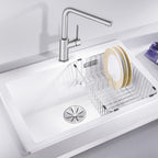 Granitna sudopera Blanco Silgranit PLEON 6 + drvena daska - 615x510x220