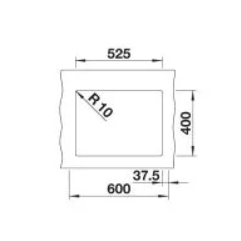 Granitna sudopera Blanco Silgranit ROTAN 340/160-U + drvena daska - 525x400x190