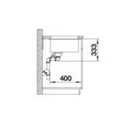 Granitna sudopera Blanco Silgranit ROTAN 340/160-U + drvena daska - 525x400x190