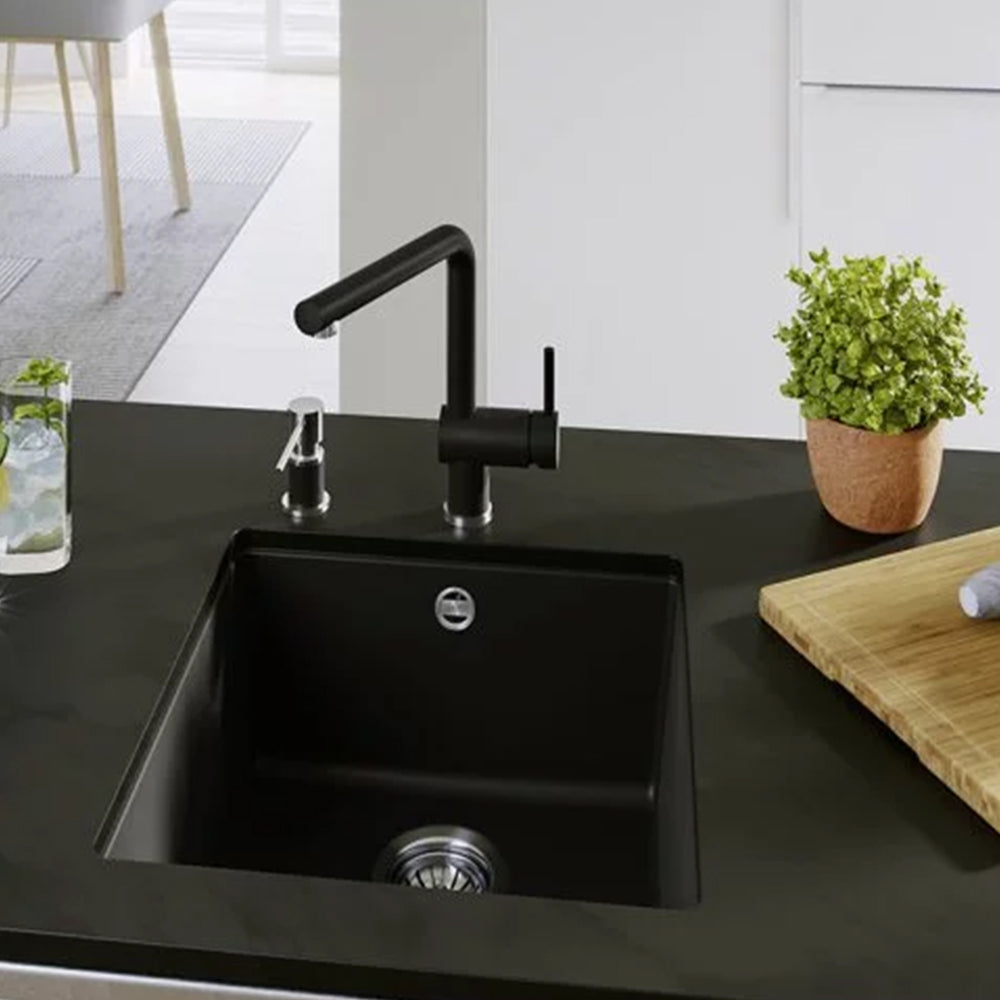 Granitna sudopera Blanco Silgranit ROTAN 400-U + drvena daska - 400x400x190