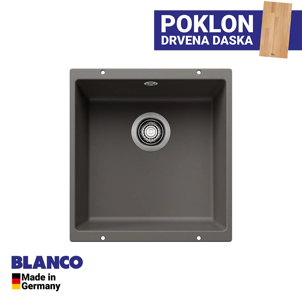 Granitna sudopera Blanco Silgranit ROTAN 400-U + drvena daska - 400x400x190