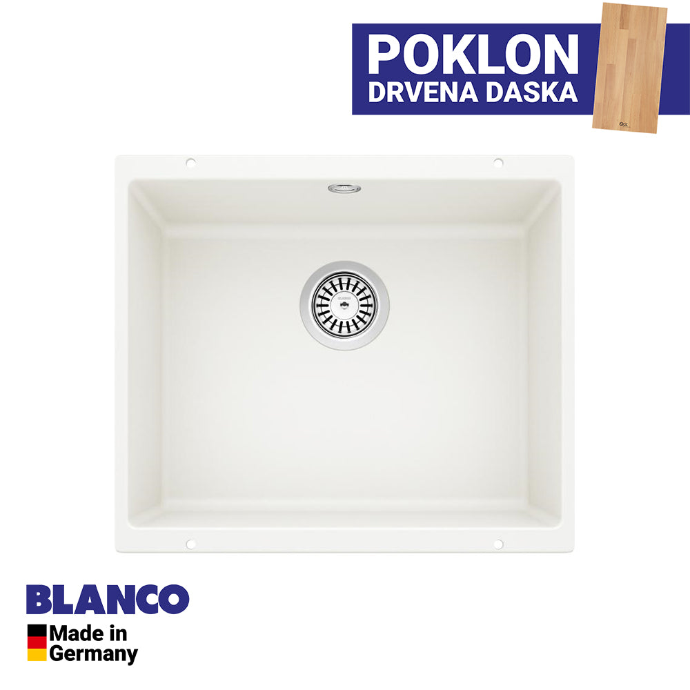 Granitna sudopera Blanco Silgranit ROTAN 500-U + drvena daska - 500x400x190