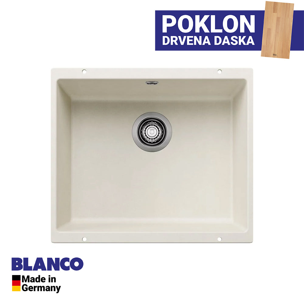 Granitna sudopera Blanco Silgranit ROTAN 500-U + drvena daska - 500x400x190