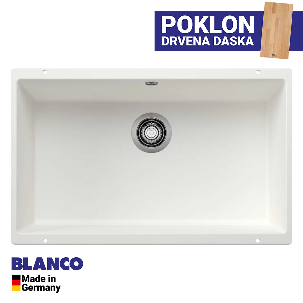 Granitna sudopera Blanco Silgranit ROTAN 700-U + drvena daska - 700x400x190