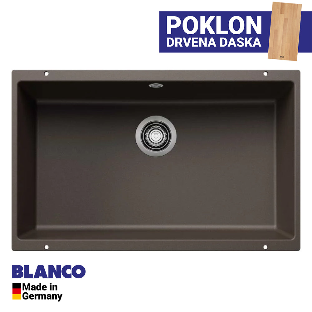 Granitna sudopera Blanco Silgranit ROTAN 700-U + drvena daska - 700x400x190