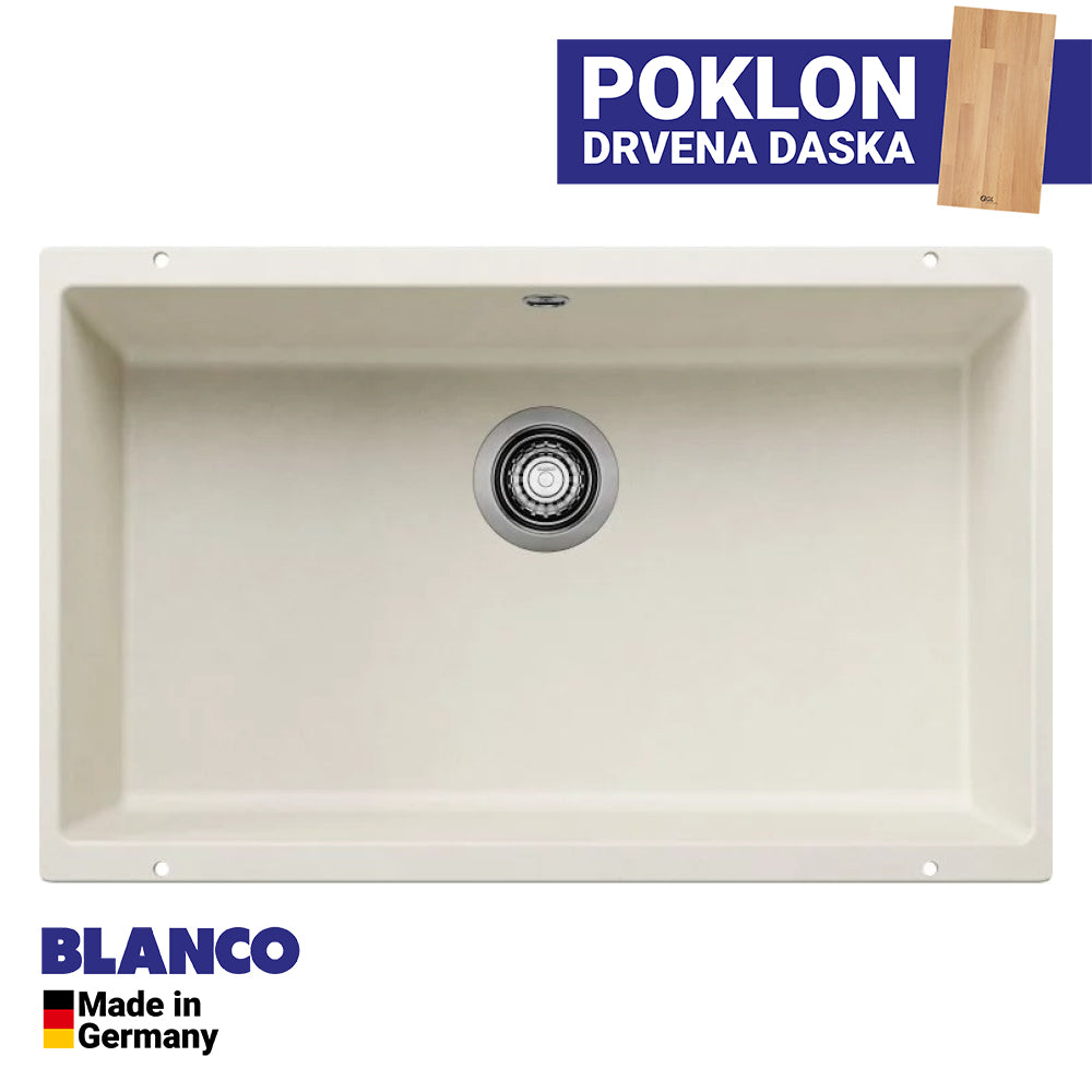 Granitna sudopera Blanco Silgranit ROTAN 700-U + drvena daska - 700x400x190