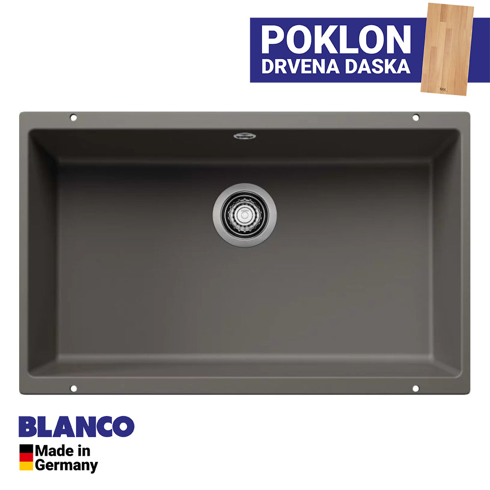 Granitna sudopera Blanco Silgranit ROTAN 700-U + drvena daska - 700x400x190