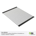 GL Rolo-oceđivač 354x250 - Inox/Crna