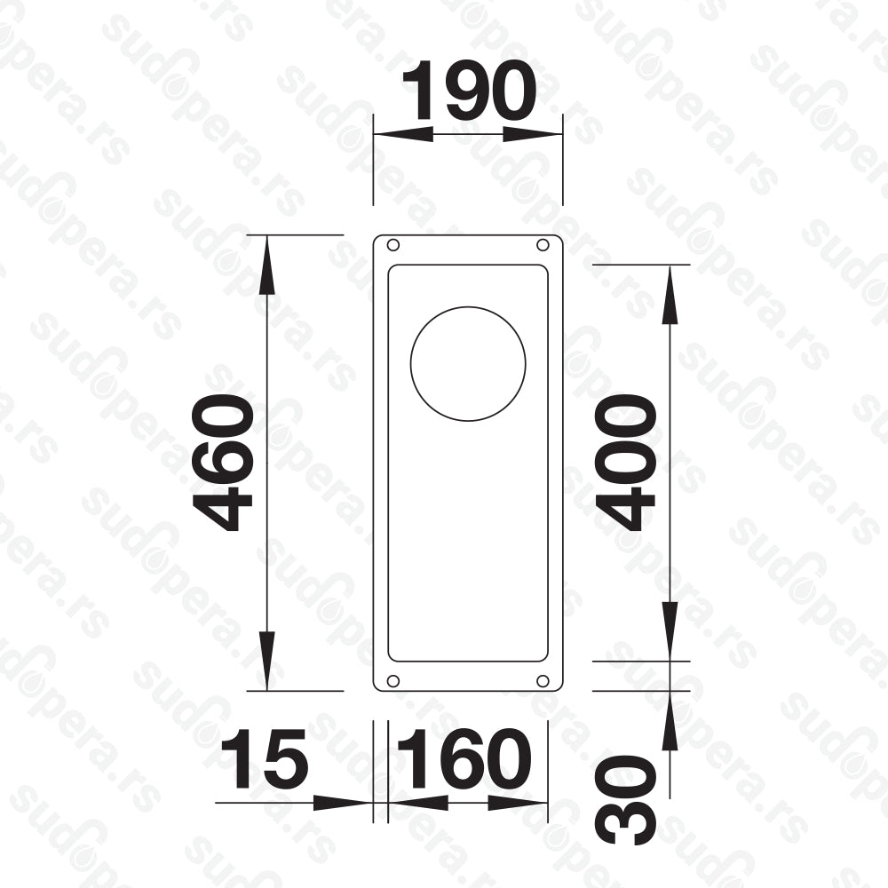 Granitna sudopera Blanco Silgranit SUBLINE 160-U + drvena daska - 160x400x130