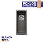 Granitna sudopera Blanco Silgranit SUBLINE 160-U + drvena daska - 160x400x130