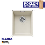 Granitna sudopera Blanco Silgranit SUBLINE 320-F + drvena daska - 347x427x190