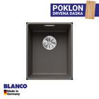 Granitna sudopera Blanco Silgranit SUBLINE 320-F + drvena daska - 347x427x190