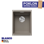 Granitna sudopera Blanco Silgranit SUBLINE 320-U + drvena daska - 320x400x190