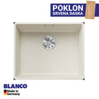 Granitna sudopera Blanco Silgranit SUBLINE 500-F + drvena daska - 527x427x190