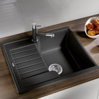 Granitna sudopera Blanco Silgranit ZIA 40 S + drvena daska - 615x500x190