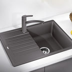 Granitna sudopera Blanco Silgranit ZIA 45 S Compact + drvena daska - 680x500x190