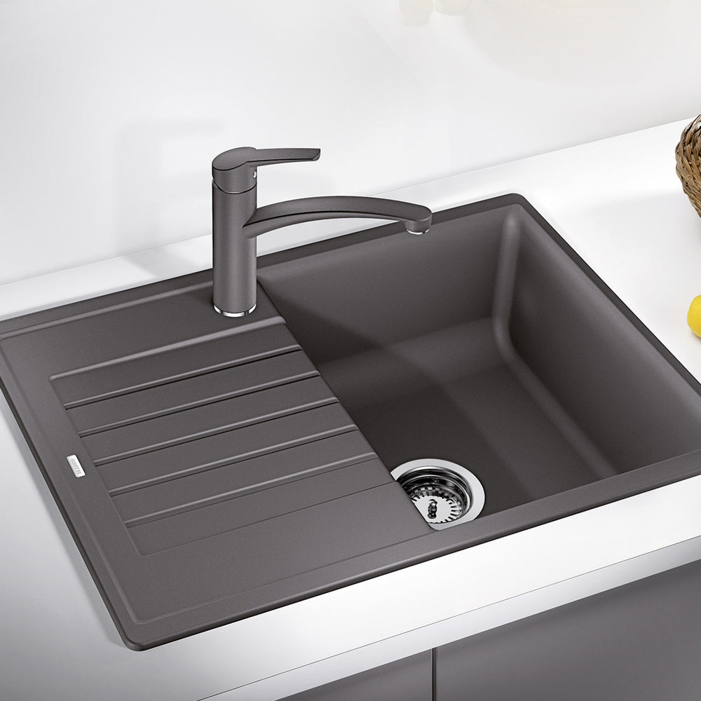 Granitna sudopera Blanco Silgranit ZIA 45 S Compact + drvena daska - 680x500x190