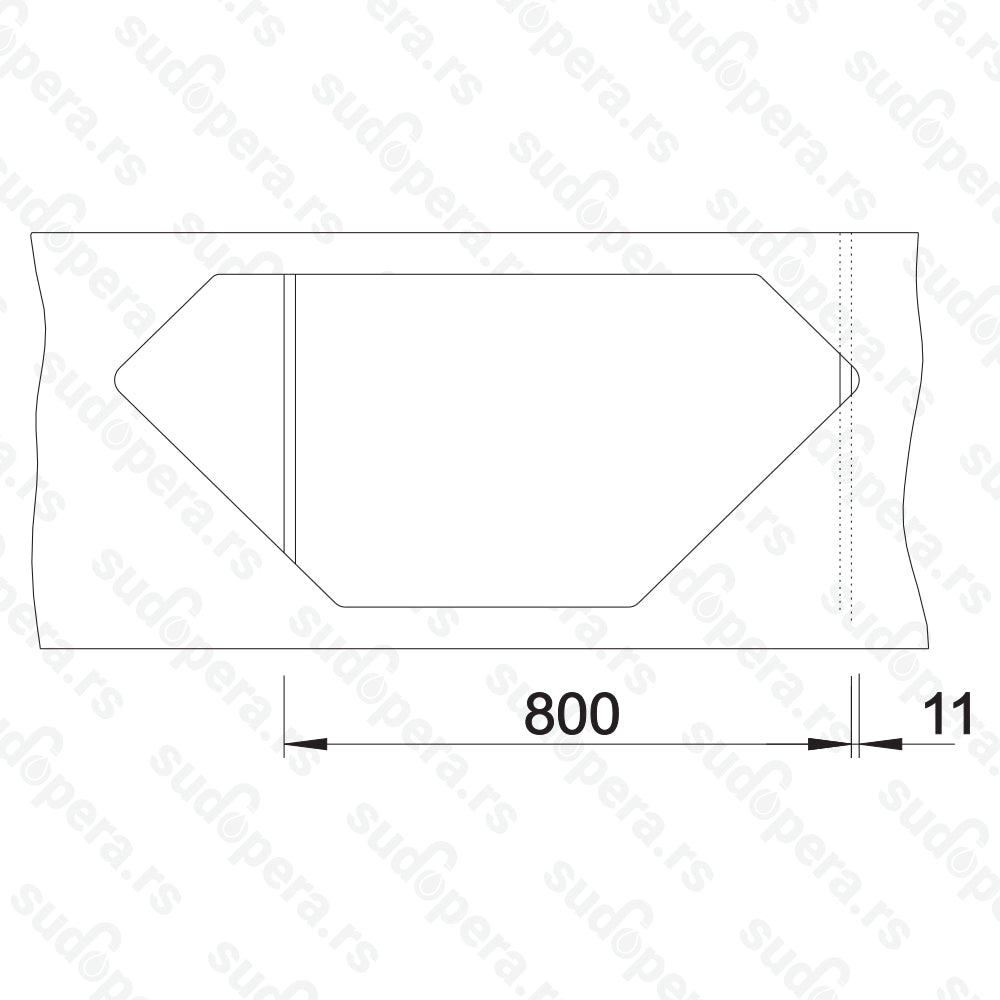 Granitna sudopera Blanco Silgranit ZIA 9 E + drvena daska - 930x510x180