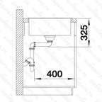 Granitna sudopera Blanco Silgranit ZIA XL 6 S Compact + drvena daska - 780x500x190